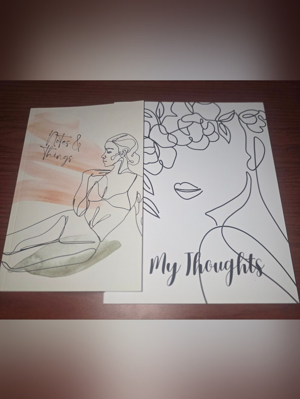 Set Of Two Modern Abstract Journal Bundle